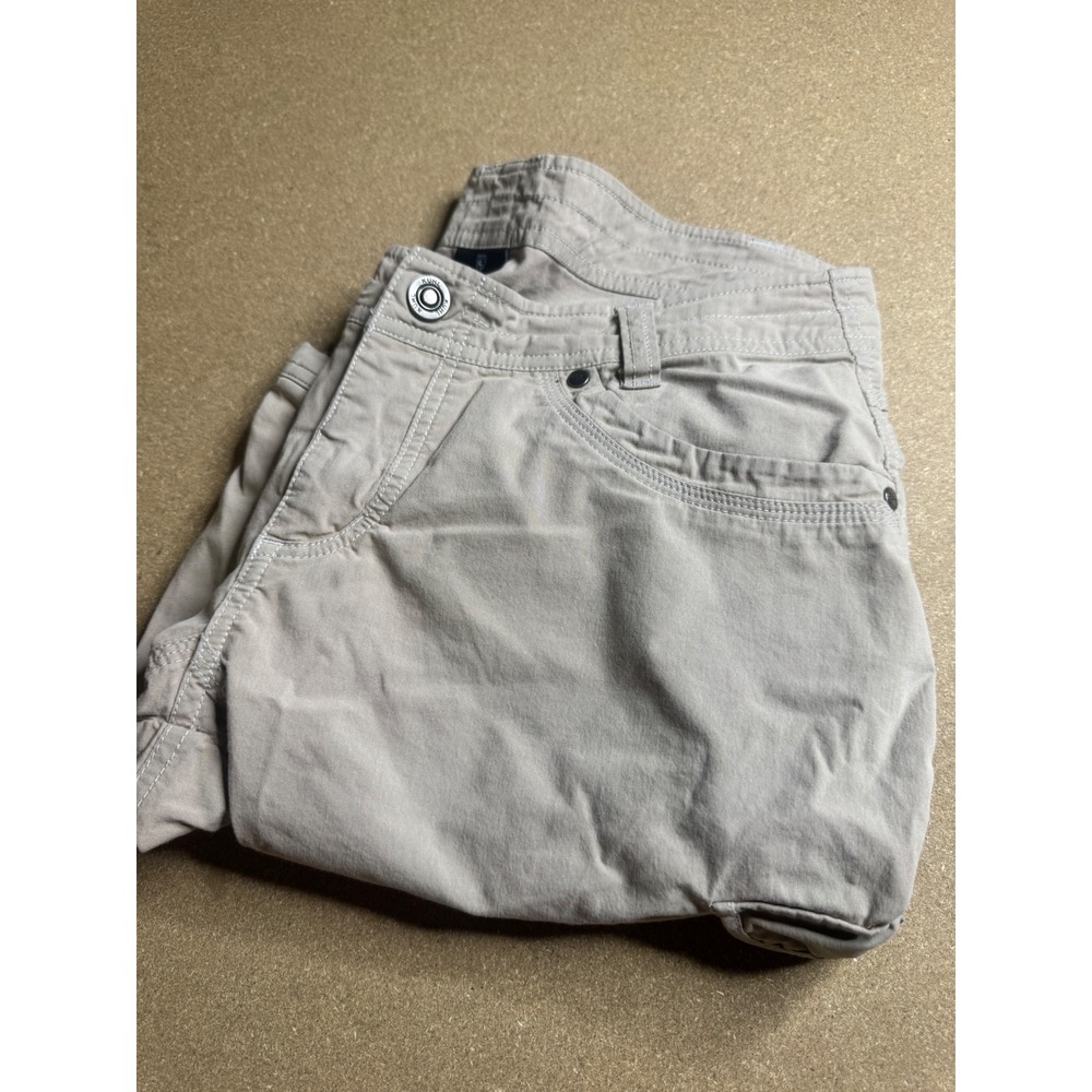 Kuhl Womens Cargo Shorts Tan‎ Khaki Hiking Outdoor Multi Pocket Size 6